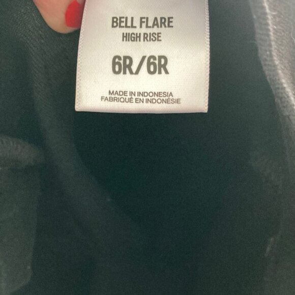 Black Bell Flare Stretch Jean - Picture 4 of 4